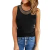 Women's Tanks 3x Tops For Women Plus Size T Shirt Notched Neck Sleeveless Tank Top Black Graphic Vintage Blouse Female