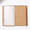 Notepads Faux Leather Cover Traveler Journal Diary Loose-leaf Notebook Pen Holder Record Book Stationery Students Notebooks AgendaNotepads