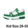 Роскошный дизайнер модельер Virgil Casual Kid обувь телячья кожа Ablohs Form Sneaker White Green Red Blue Letter Low Trainers Кроссы B8