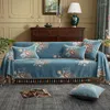 Housses de chaise Vintage gland canapé pour salon 3 places 3D Jacquard Chenille housse canapé meubles protecteur bras couverture