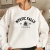 Kadın Hoodies Sweatshirts Mystic Falls Virginia Sweatshirt Salvatores Hoodie Unisex Uzun Kollu Müret