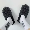 Lovers Casual Living Hollowed Out Solid Color Slippers Fashion Split Joint Out Door Sports Shoes Unisex Funny Bubble Slides G02304