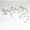 Fumer 25mm OD XL Quartz Bangers Domeless Quartz Clous Femelle Mâle 10mm 14mm 18mm Banger Nail 45/90 Degrés Pour Conduite D'eau En Verre