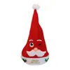 Weihnachtsdekorationen 2 stücke Ornamente Dekoration Hüte Niedlichen Cartoon Santa Kinder Kinder Erwachsene Kappe Für Party Requisiten