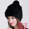 Beanies Beanie/Skull Caps Women Genuine Knit Fur Hat Nature Cap Headgear Headdress Various Fashion 2023 E Sale1 Scot22