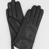 Gants à cinq doigts Réchauffement d'hiver Gants épais en cuir véritable pour enfant Gants en cuir véritable de type lourd Gants mignons en cuir véritable 230302