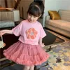 Skirts Girls tutu Skirt Summer Dress 2022 New Children's Skirt Princess Cake Skirt Girl Mesh tutu Skirt T230301