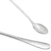 Coffee Scoops 10Pcs 9 Inch Long Handle Iced Tea Spoon Stainless Steel Cocktail Stirring s for Mixing Ice Cream Set 230302