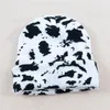 Beanieskull Caps Chapéus de inverno malha leite vaca estampa jacquard chapéus de lã engrossam Skullies Weares Beanies unissex casual chapéu de chapéu de malha de malha 230301