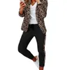 Retail 2023 Ny fritid Womens Casual Tracksuits Office Ladies Two Piece Pants Blazer Coat Suit Set