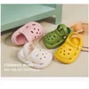 Slipper Summer Children's Slippers Outdoor Beach Boys Girls Hole Shoes EVA Comfortable Soft Slides Home Non-slip Breathable Baby Sandals T230302