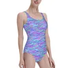 Costumi da bagno da donna Costume da bagno intero in pelliccia multicolore Bikini Donna Costume da bagno classico sexy senza schienale per ragazzeDonne