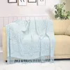 Blankets Soft Towel Blanket With Tassels For All Seasons Warm Tapestry Bedspread Bed Plaid On The Couch Sleeping Comter