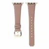 Luxury Slim Leather Strap For iWatch 8 7 6 5 4 3 SE Series Women Men Loop Belt Wristbands For Apple Watch band 41mm 40mm 38mm 45mm 42mm 44mm 49mm Watchband Accessories