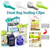 Bag Clips for Food Storage Sealing Clips with Pour Spouts Kitchen Chip Bag Clip Plastic Cap Sealer Clips Great for Kitchen Storage and Organization