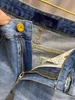 Jeans pour hommes Designer Marque de luxe Jeans pour hommes de haute qualité en coton mélangé matériel pantalon crayon bleu mode décontracté V9IP