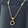 Pendant Necklaces Pendant Necklaces LEEKER Trend Stainless Steel Necklace For Women Gold Color Black Round Chains Choker Fashion Accessories 896 LK2