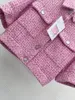 Chan Neu 2023Damen Markenjacke OOTD Designer Mode Mäntel Sonnenschutzkleidung CCCC Ketten Tweed Mantel Freizeit Damen 258S