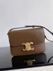 Famose borse firmate 2023 10A qualità lady fashion Borsa triomphe delicata pelle bovina Borsa a tracolla alto senso Messenger Busta borsa a tracolla pacchetto hobos