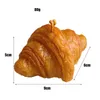 1st Croissant Bread Scented Decorative Aromatic Food Waffle Candle Milk Fragance For Coffe Shop Home Decoration