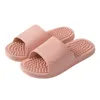 Slippers Novos sapatos unissex de casal em casa interior macia não deslizamento homens massagem resistente a desgaste Y2302