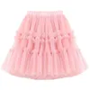 Skirts Girls Tutu 2022 Summer New Kids Mid-length Fashion Korean Birthday Party Dance Ball Gown Princess Skirt Parent-child Gauze Skirt T230301