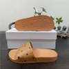 Mannen Vrouwen Slippers Sandles Klassieke Zwarte Platte Thuis Slipper Douchekamer München Oranje Print Sandalen Schoenen Vrouw Flip Flops Luxe Pantoufles Sandales Zomer Slides