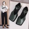 Dress Shoes 2022 Women Flats Women Luxury Slides Shoes Loafers Female Mule Pantofle Cover Toe Designer Mules Flat Soft Basic Rome Sanda L230302