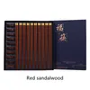 Eetstokjes 10pairs hoogwaardige premium natuurlijke wenge houten houder cadeau -doos huishouden bestek servies set Chinese 230302