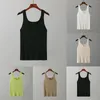 Women's T Shirts Women's Summer Sleeveless Casual Knitted Ribbed Tops Basic Loose Solid Color Tank Tee