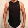 Hommes débardeurs musculation sportif hommes gymnases Fitness entraînement sans manches chemise mâle Stringer Singlet été décontracté ample maillot de corps