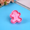 Bakning formar 4st Stamp Biscuit Mold 3D Cookie Plunger Cutter PASIRY DECORATION DIY Food Fondant Mold Tool Christmas Tree Snowman