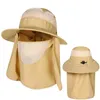 Chapeaux à large bord été soleil respirant chapeau de pêche Protection UV agriculteur jardinier casquette Baseball pour tous les sports de plein air large