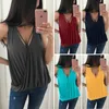 Women's Tanks 2023 Solid Color V-neck Tank Top Sexy Women Clubwear Summer Undershirt Boho Female Streetwear Vest Plus Size Singlet 3XL