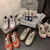 Män kvinnor Paris Casual Shoes Triple S Crystal Leisure Trainers Thick Vintage Daddy Shoe Multicolor höjd Öka sneakers 35-44 B6V3#