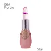 Lipstick Beauty Moisturizing Langdurige bloemkristallen Jelly Magic Temperatuur Kleur Veranderende lippenbalsemdruppel