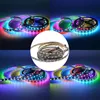 Remsor LED 1M 2M 3M 4M 5M 5V WS2812B Strip Light individuellt adresserbar WS2812 Smart RGB -band svart/vit PCB vattentät IP30/65/67LED STR