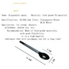 Skedar 100 st mini Transparent plast engångsgäst köksverktyg för geléglass dessert Scoop 230302