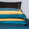 Sängkläder sätter bomull 4/6/10st Silk Luxury Stor Jacquard med broderi Golden Set Däcke täcke BEDSPREAD BED Sheet