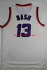 Vintage baskettröjor Charles 34 Barkley Steve 13 Nash Purple White Black Stitched Phoenlx