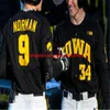 College Baseball Jersey Iowa Hawkeyes Herr Dam Ungdom Sydda valfritt namn Nmber Mix Order