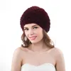 Berretti Beanie/Skull Caps YECHNE Donna Winter Fashion Skully Pelliccia di procione Pompon Beanie Cap Cappello ananas Scot22