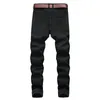 Jeans masculinos Jeans brancos masculino Hip Hop Ripped Menny Men Troushers Denim