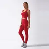 Tweedelige broek set voor dames vrouwen atletische gym slak slangenprint sportpakken 2023 gele fitness crop top leggings zweten training outfits