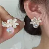 Trend Crystal Zircon Bow Pendant Earrings For Women Party Girl Imitation Pearl Dangle Earrings Luxury Wholesale Jewelry GC1943