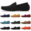 2022 Moda Hombre Zapatos para correr Negro Azul Rojo Marrón Transpirable Cómodo para hombre Entrenador Zapato de lona para hombre Zapatillas deportivas Corredores 40-45