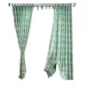 Rideau Amérique Vert Imprimé Rideaux Pour Salon Chambre Feuilles Tulle Sheer Fenêtre Traitement Draps Personnaliser