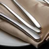 Ensembles de vaisselle 18/10 vaisselle de luxe en acier inoxydable Non magnétique couteau occidental fourchette cuillère 4 pièces ensemble argent ménage
