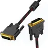 Высокоскоростной кабель DVI Кабель Золотой штекер MALE DVI до DVI 24 1 Мужчина -плетеный