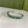 Bracelet d'amoureux de la mode, Bracelets de luxe de styliste pour femmes, Bracelets en argent, fourniture de bijoux